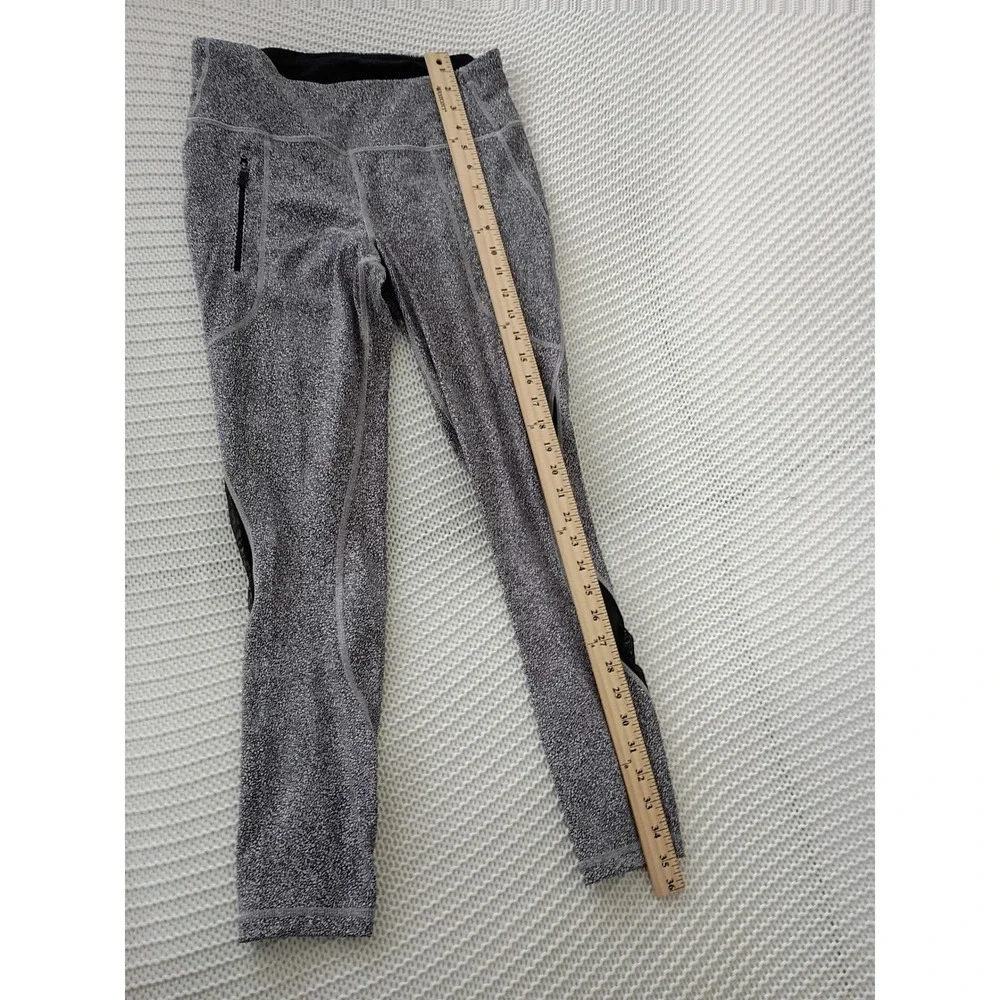 Lululemon Speed Up Tight High Rise Running 7/8 Leggings Mesh Zip Pocket Size 8 - Picture 15 of 15